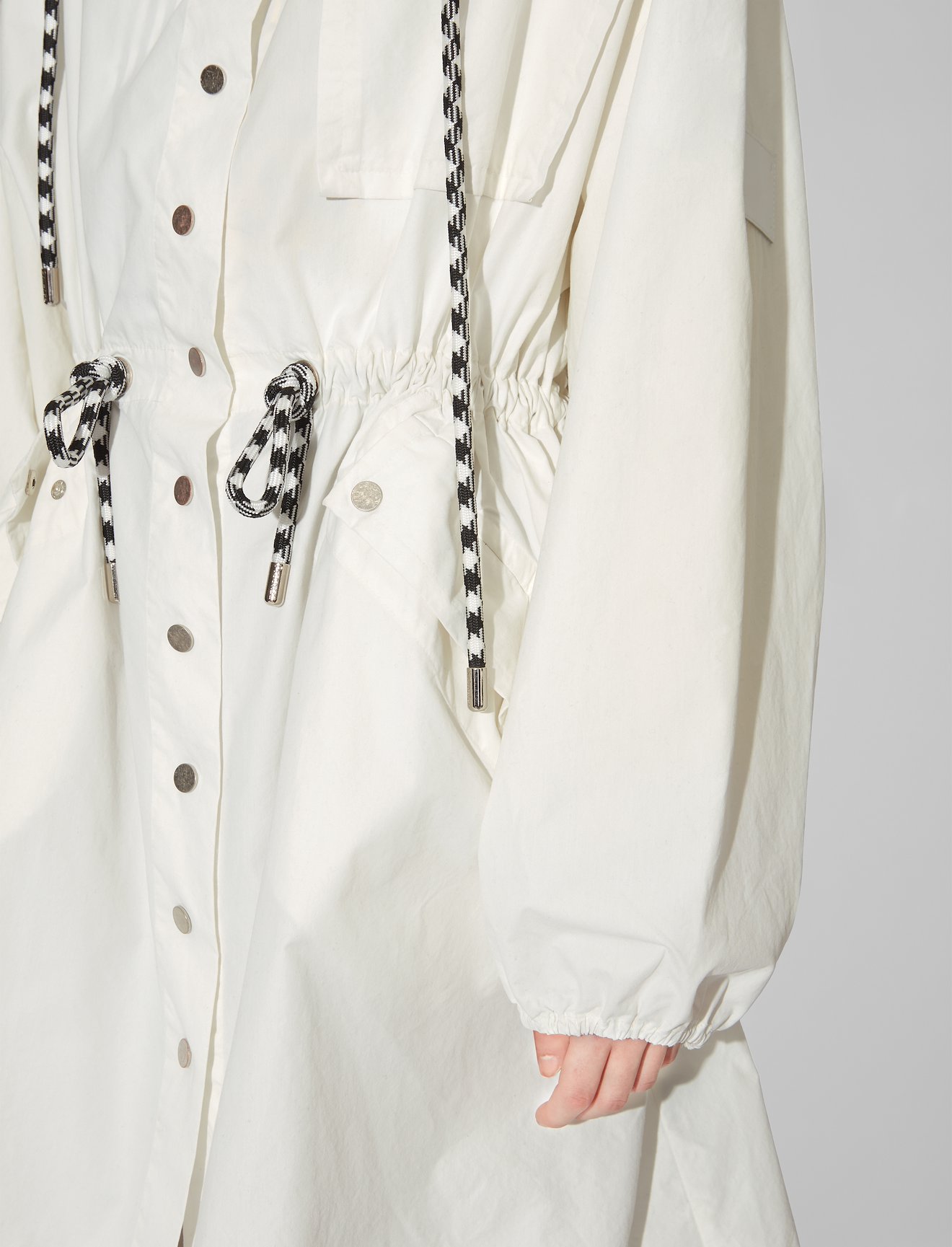 Crinkled Cotton Coat #3