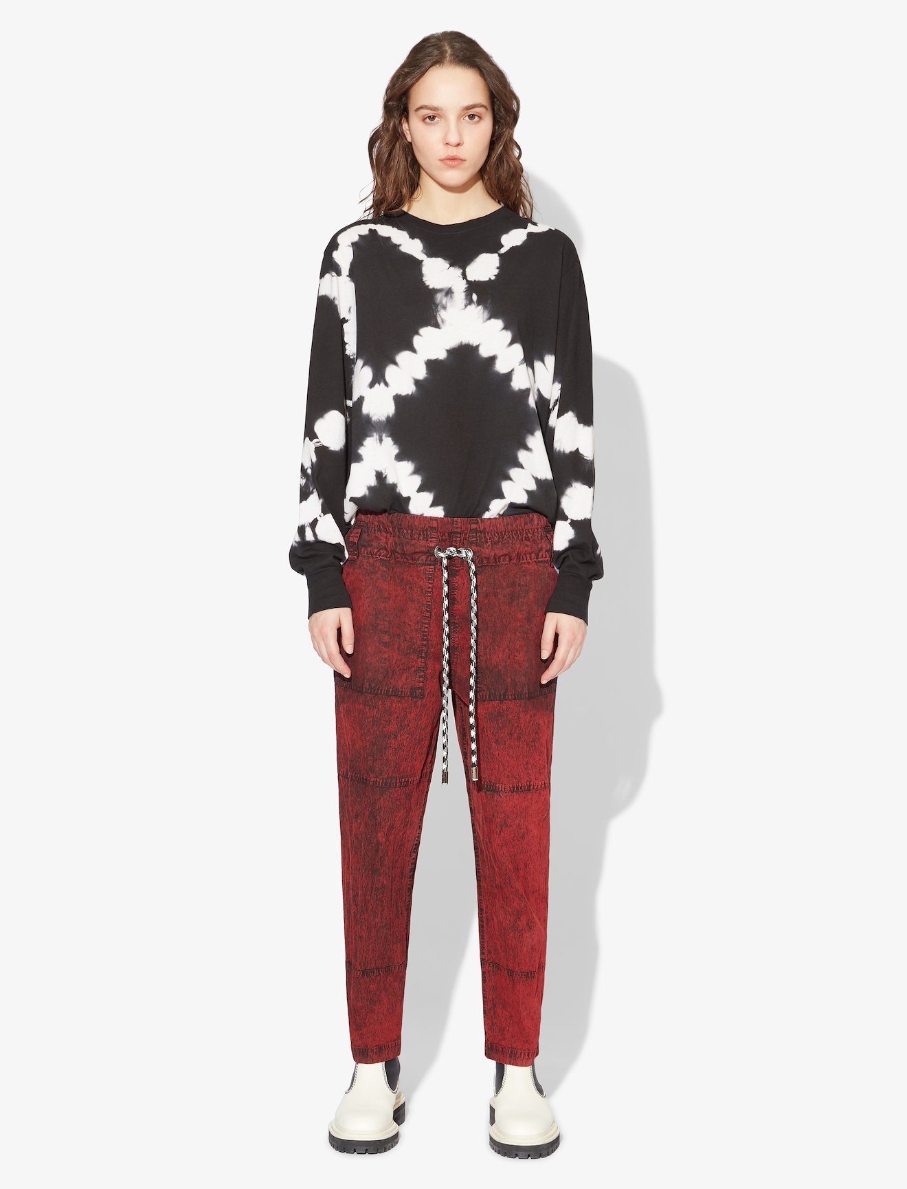 Crinkled Cotton Pants #1