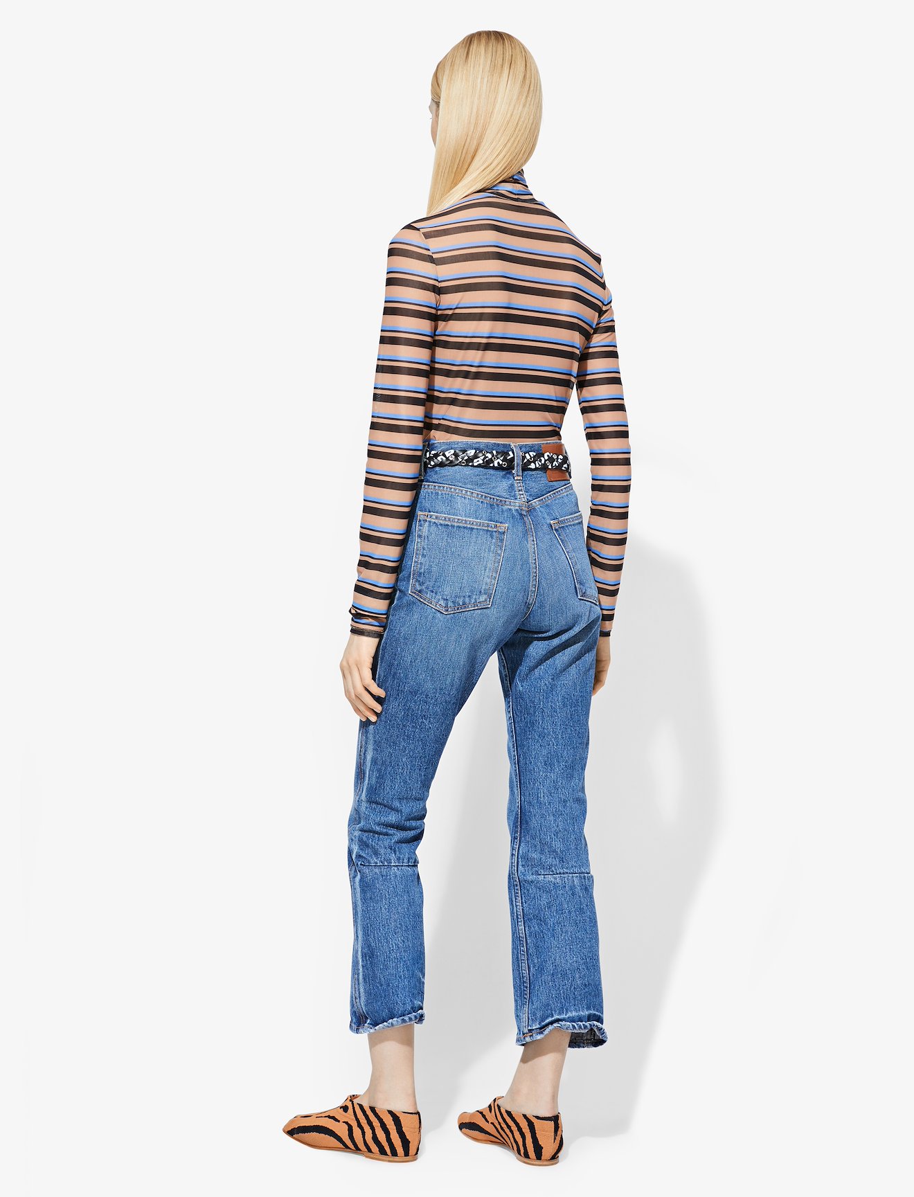 Cropped Flare Jeans #3