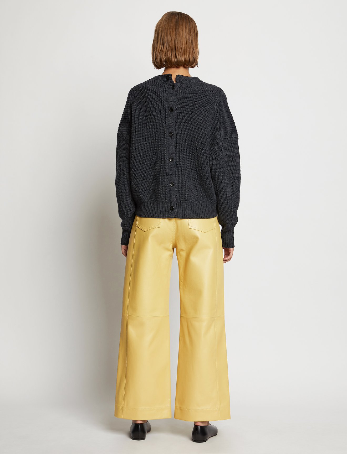 Cropped Leather Pants #2