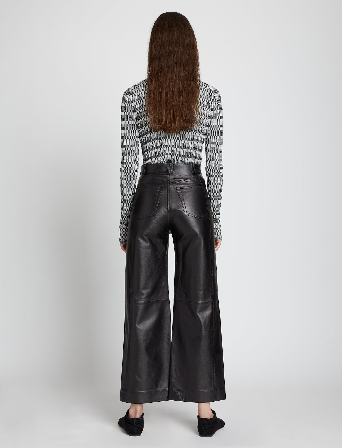 Cropped Leather Pants #2