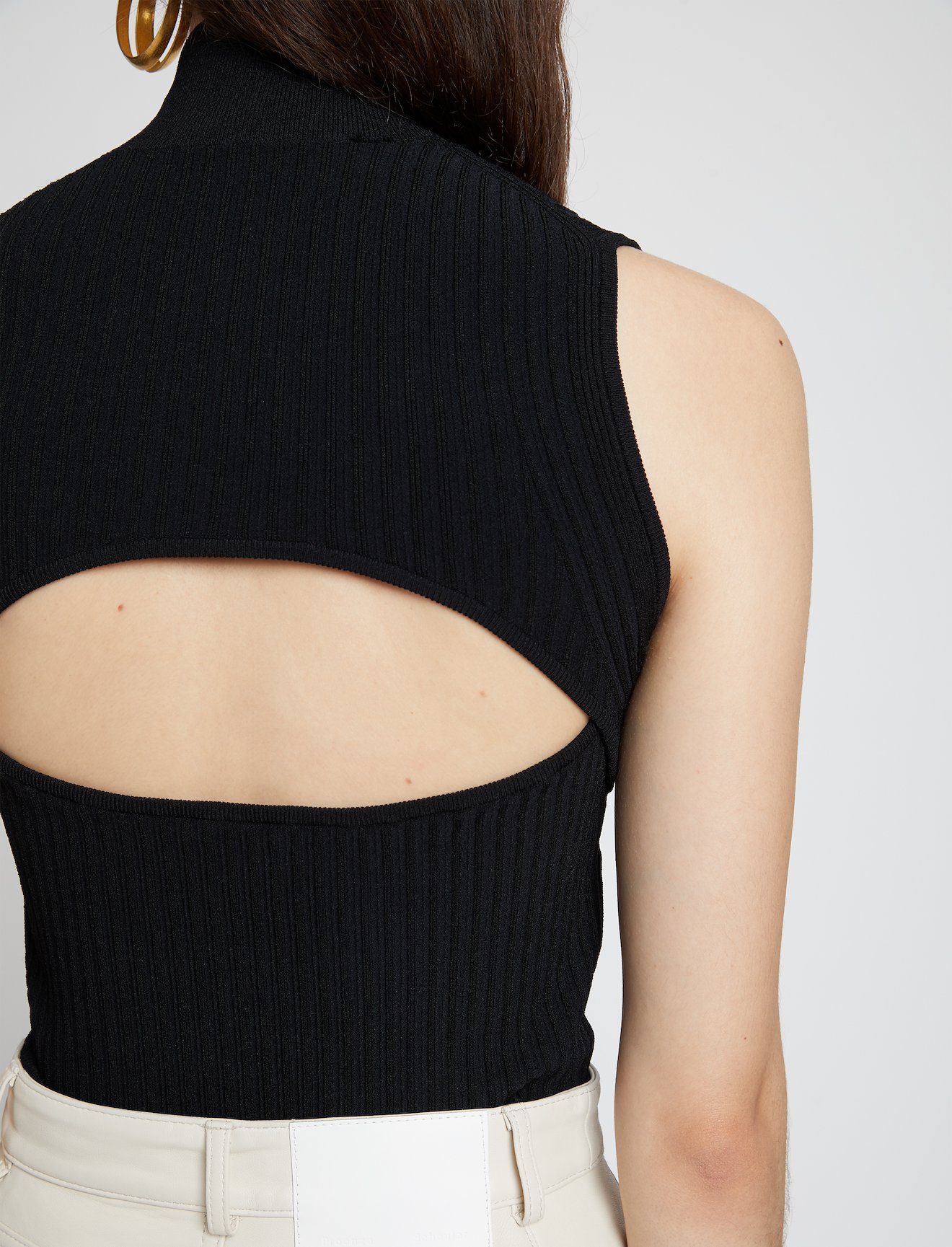 Cut Out Knit Top #4