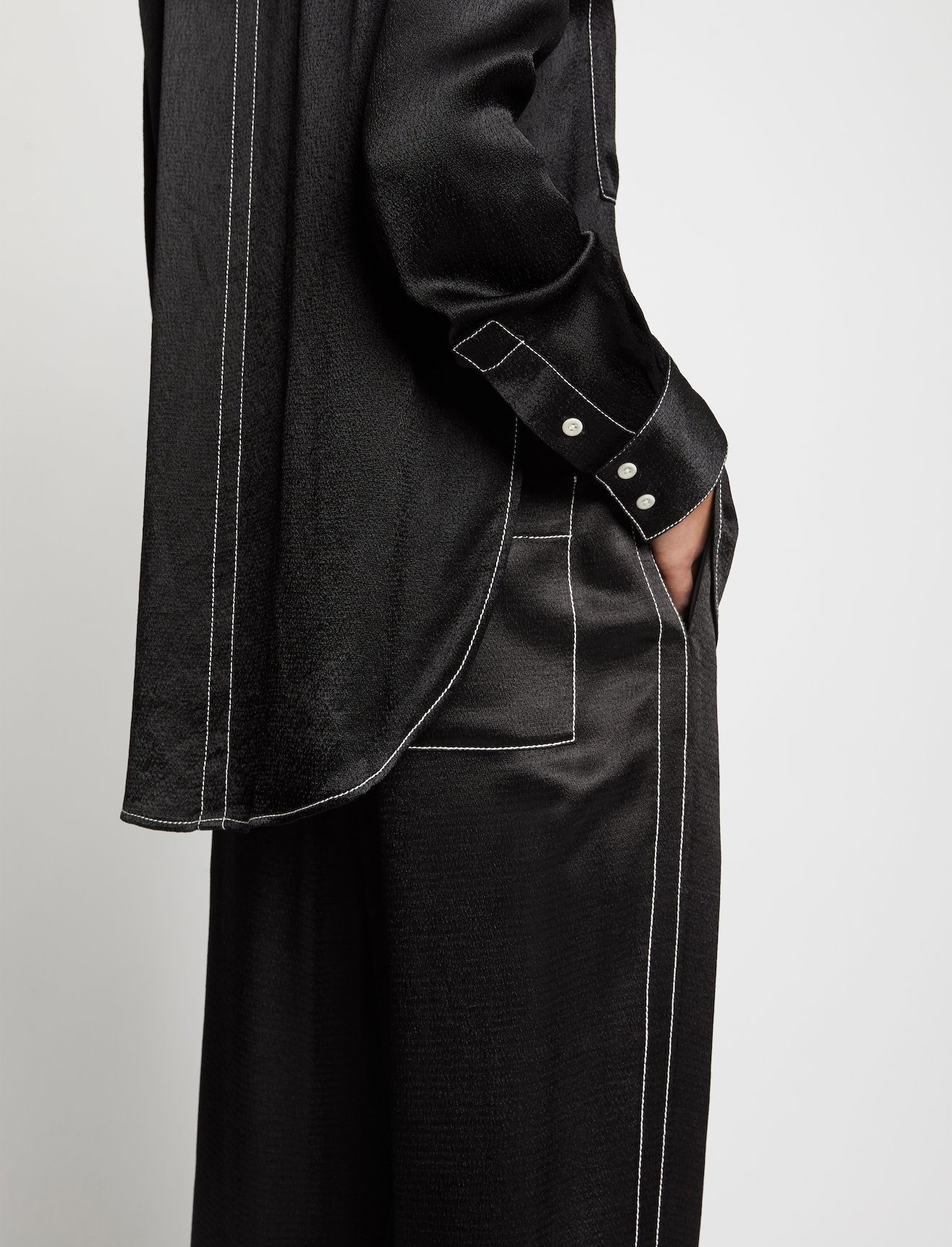 Dobby Crepe Pajama Pants #3