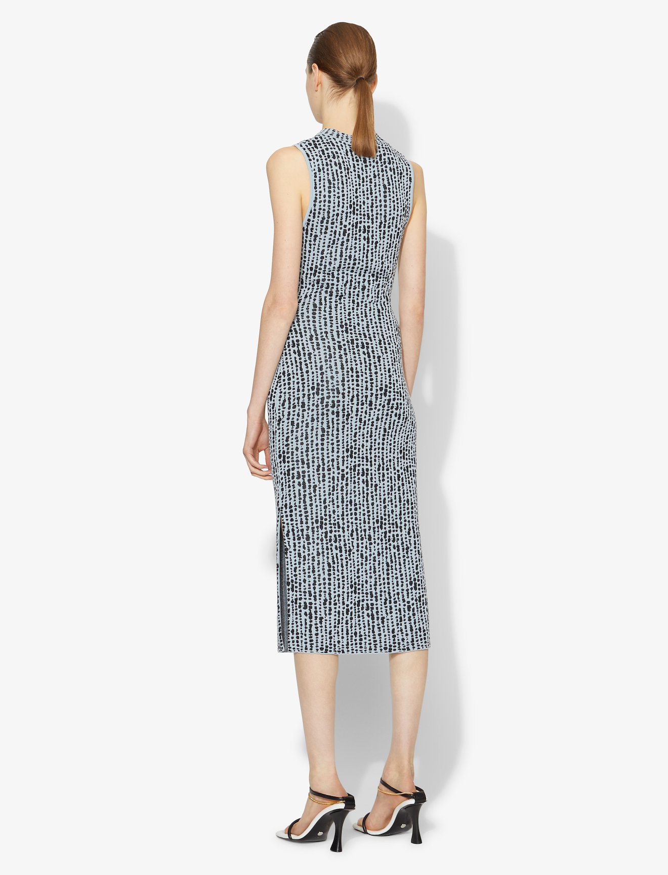 Dot Jacquard Knit Dress #2