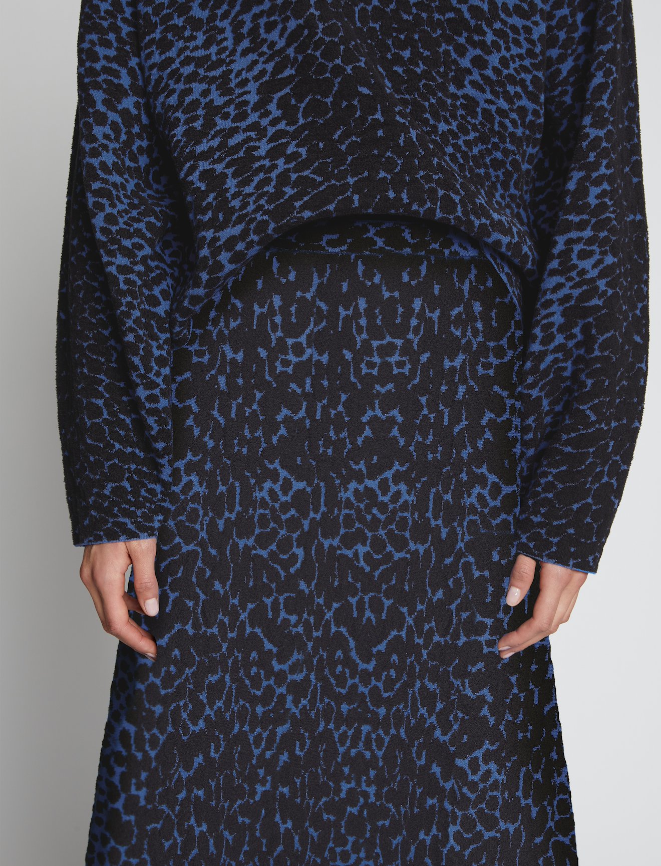 Dot Jacquard Knit Skirt #3
