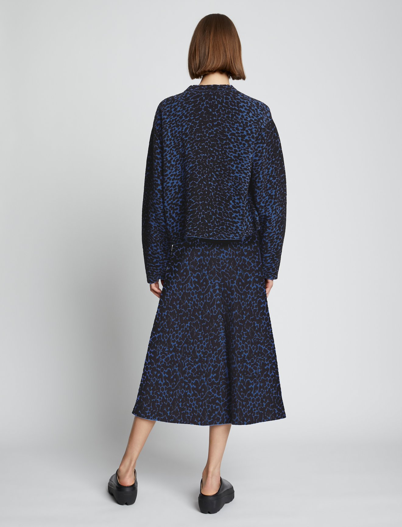 Dot Jacquard Knit Skirt #2
