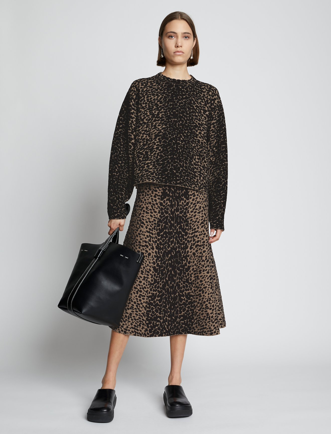 Dot Jacquard Sweater #1