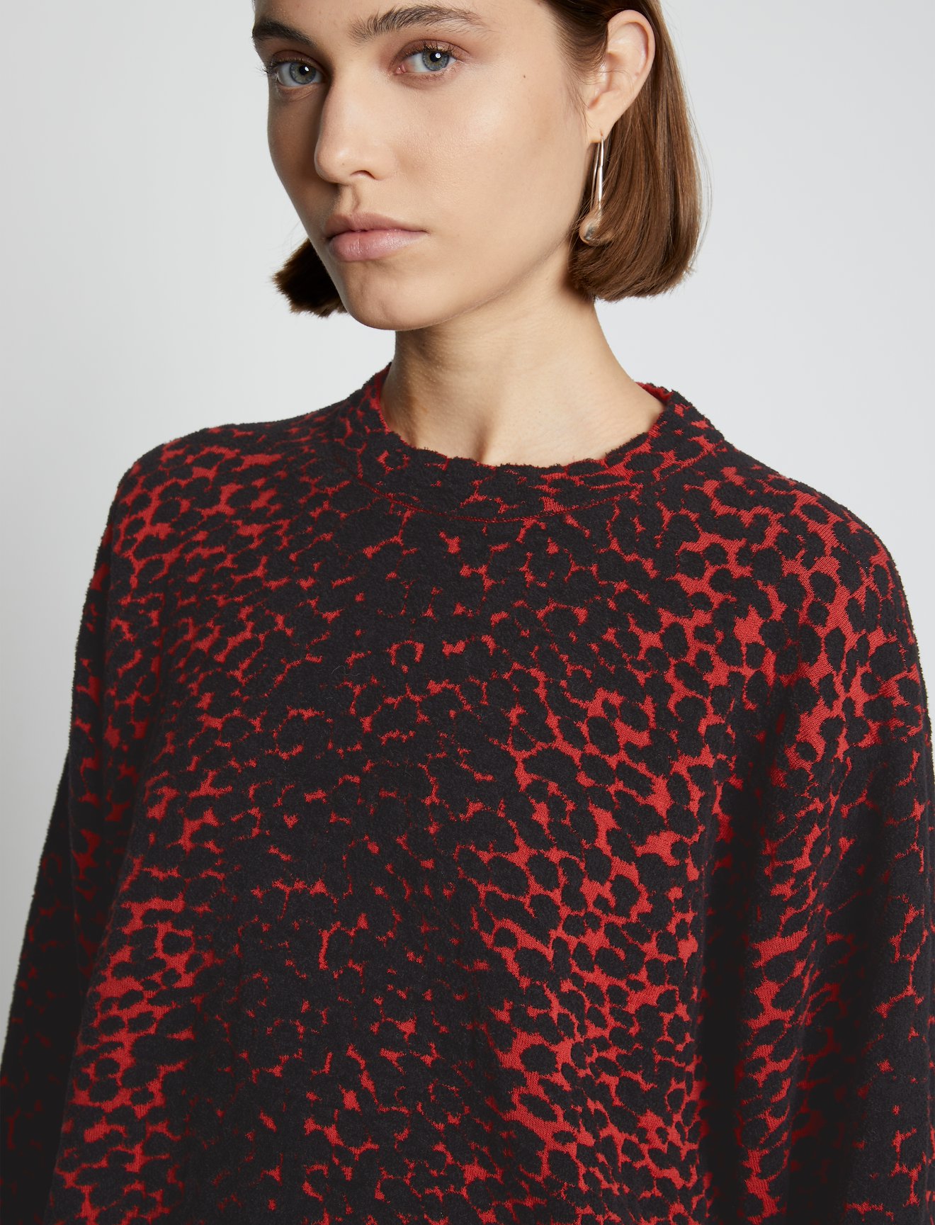 Dot Jacquard Sweater #4