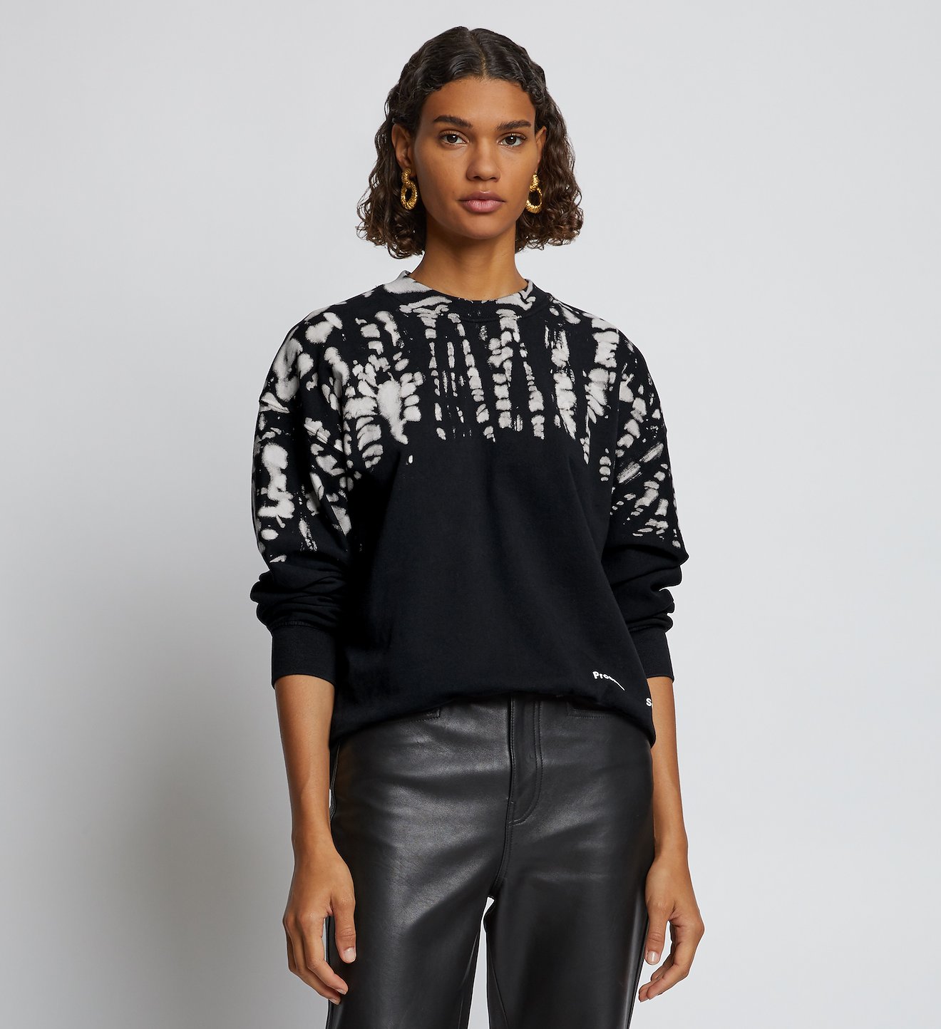 Dotted Tie Dye Sweatshirt