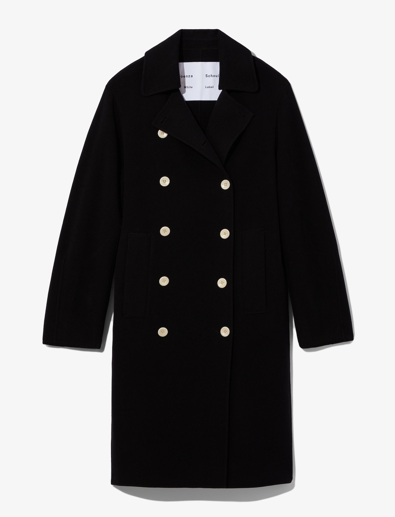 Double Face Double Breasted Coat #4