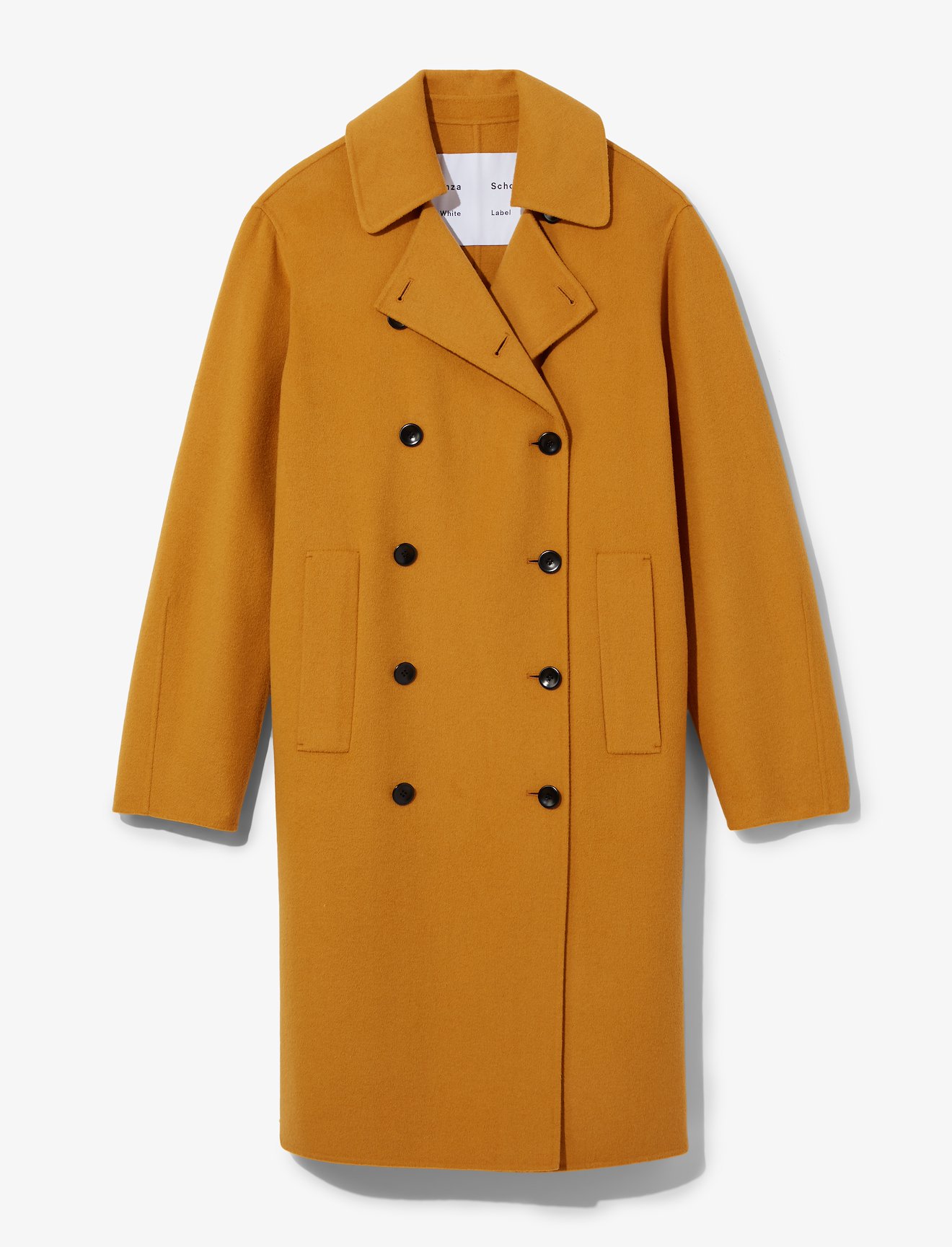 Double Face Double Breasted Coat #4