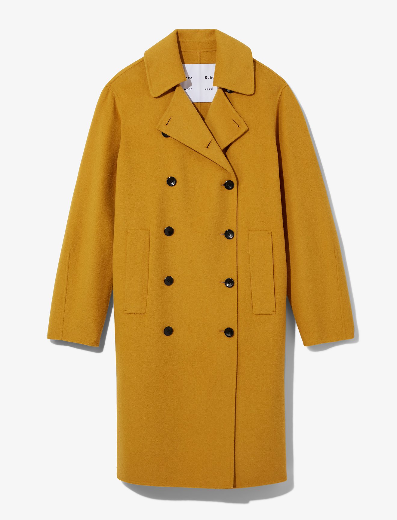 Double Face Double Breasted Coat #4