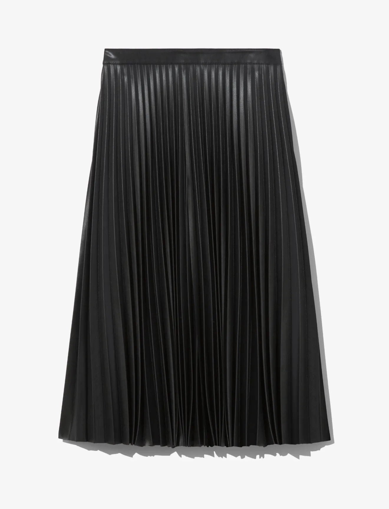 pleated skirt black