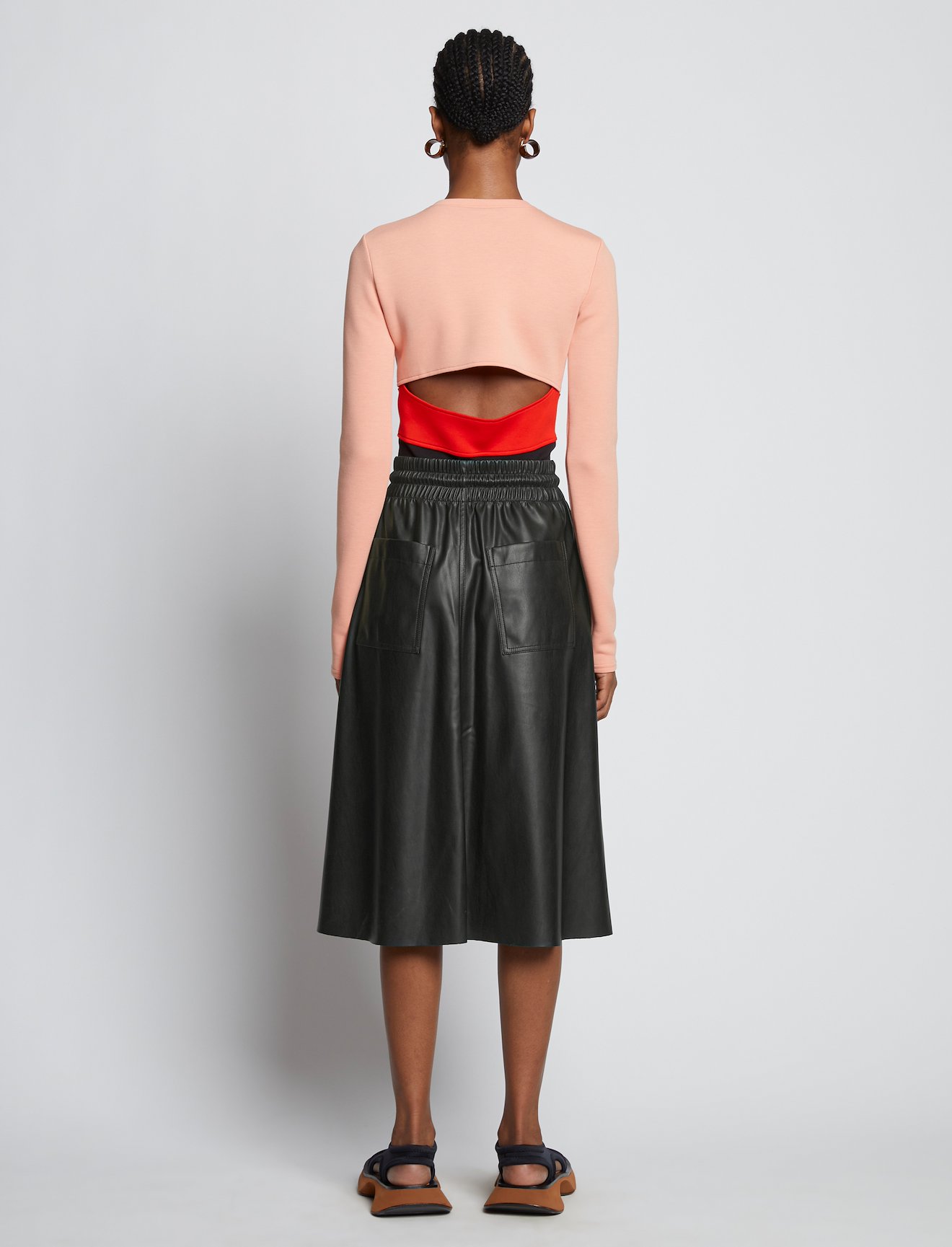 Faux Leather Skirt #2