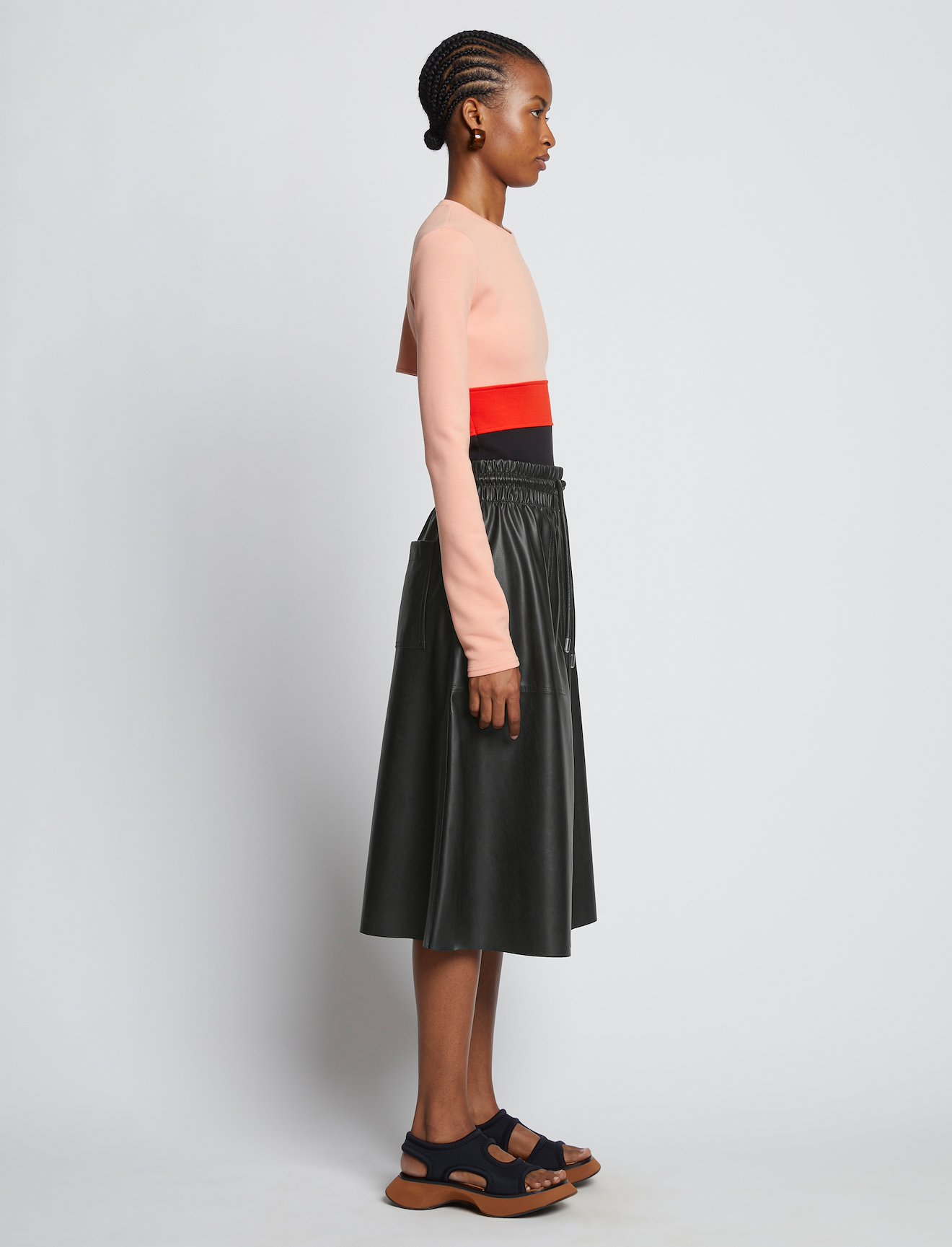Faux Leather Skirt #1