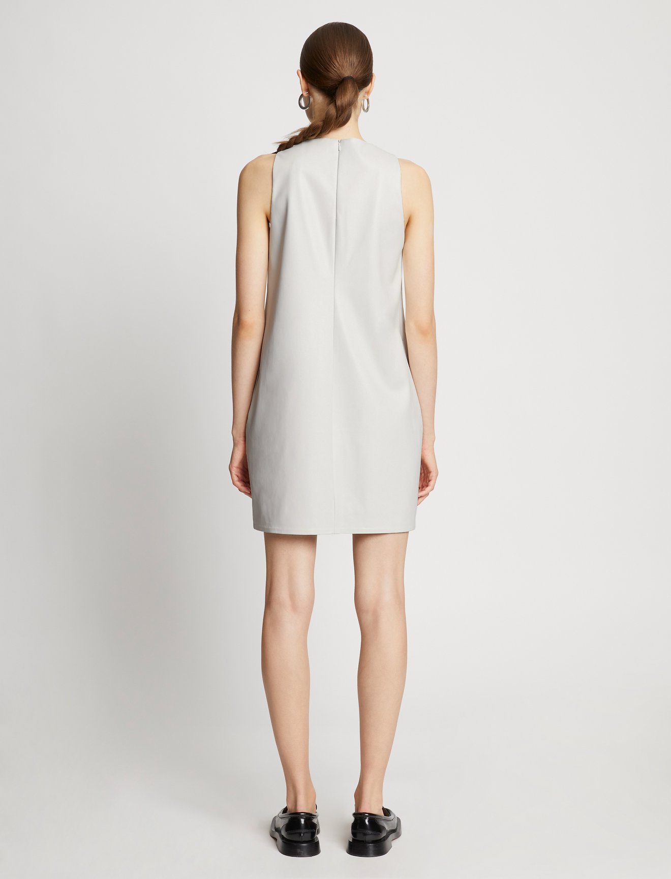 Faux Leather Sleeveless Dress #2