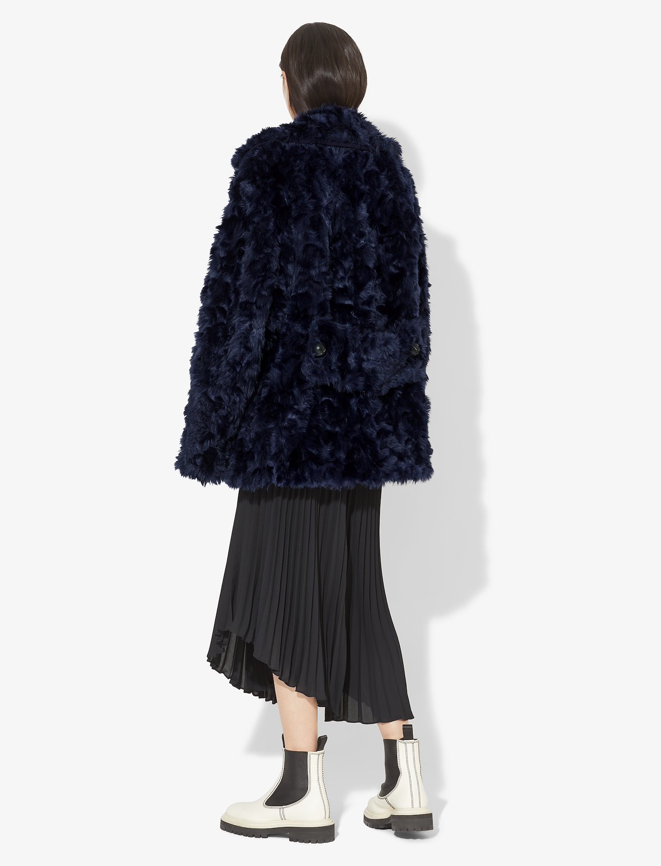 Faux Shearling Coat #3