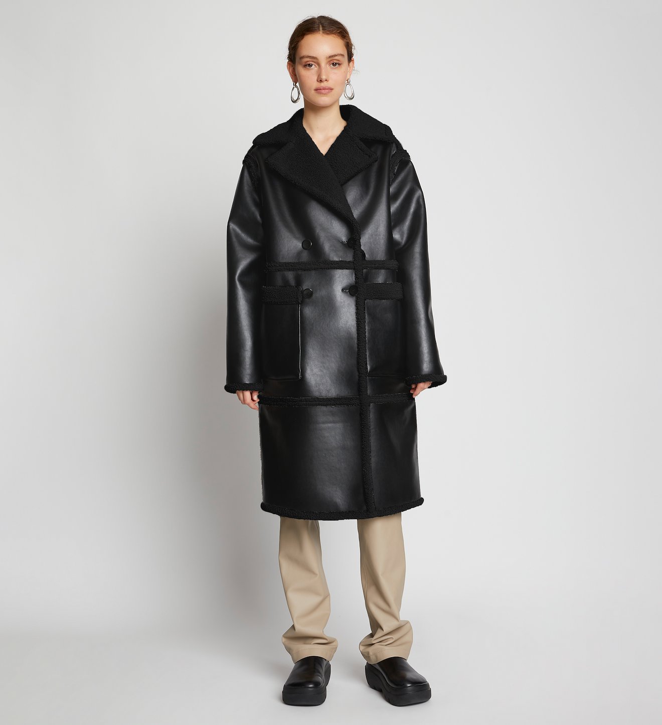 Faux Sherpa Coat