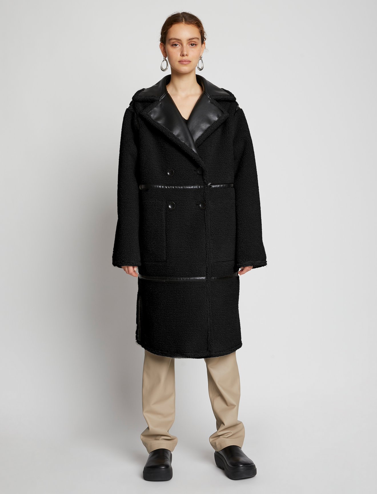 Faux Sherpa Coat #5