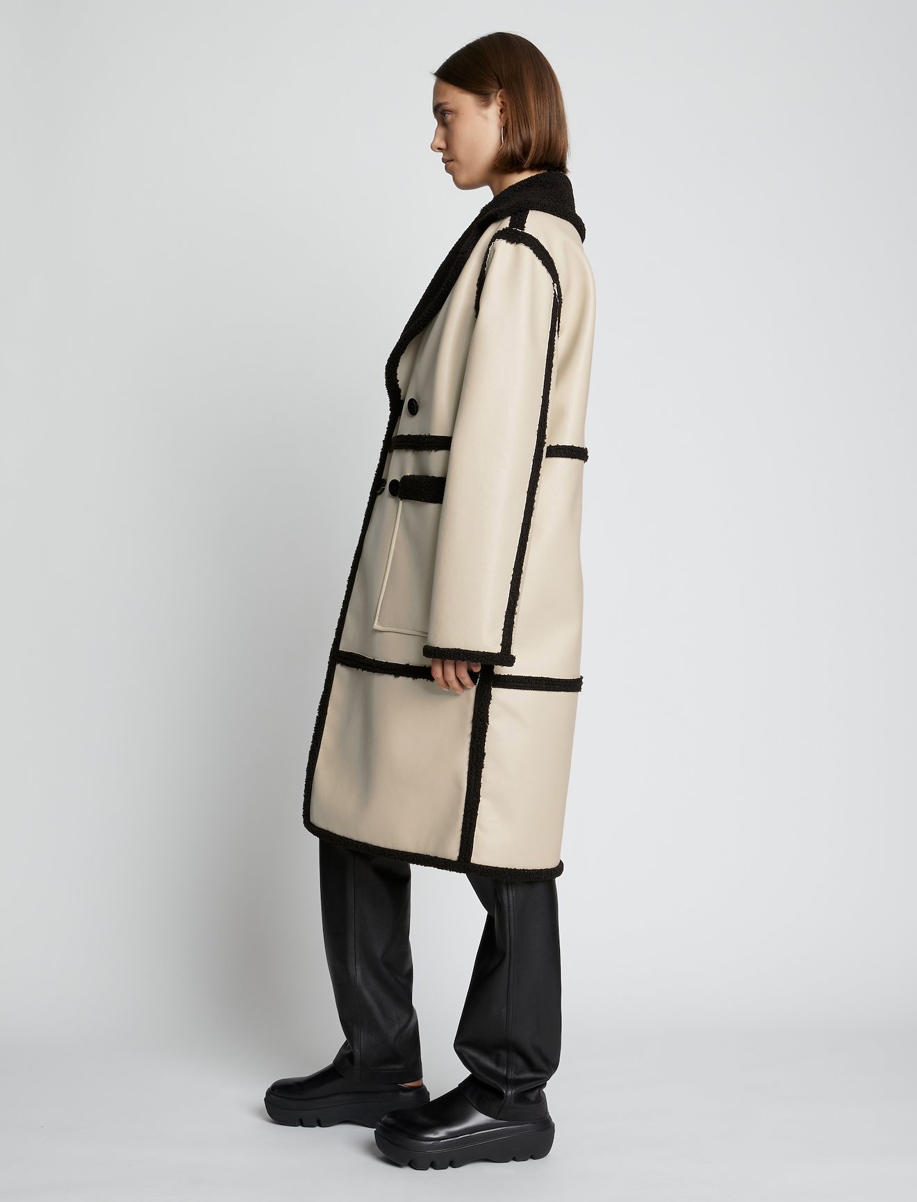 Faux Sherpa Coat #1