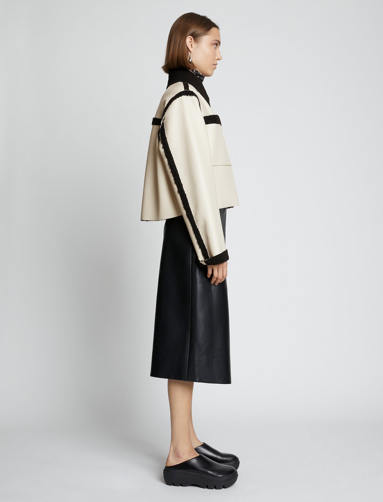 Faux Sherpa Cropped Jacket #2