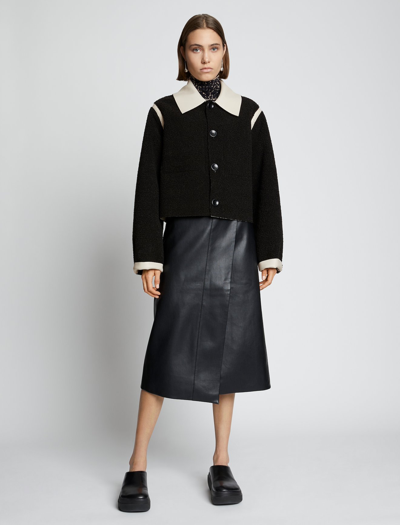 Faux Sherpa Cropped Jacket #6