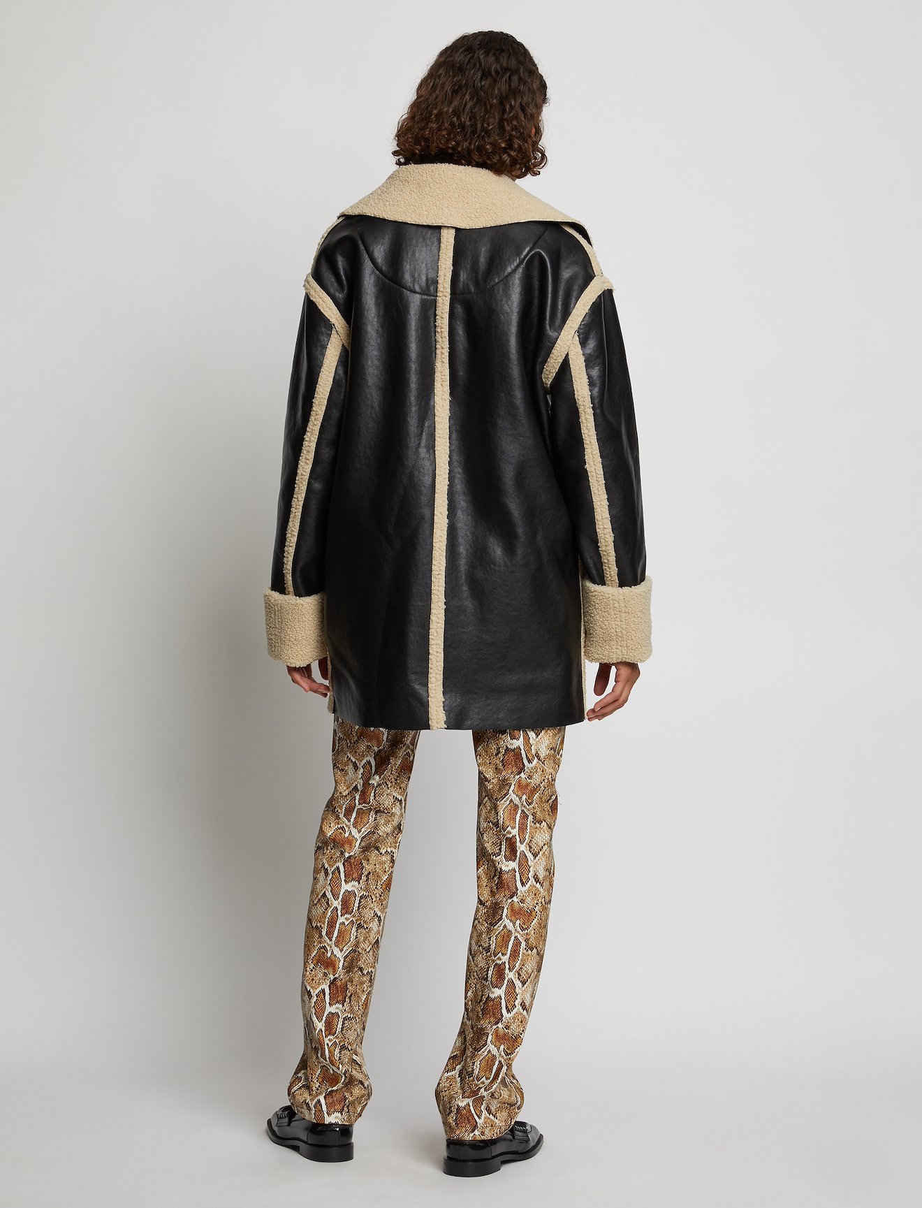 Faux Sherpa Reversible Coat #2
