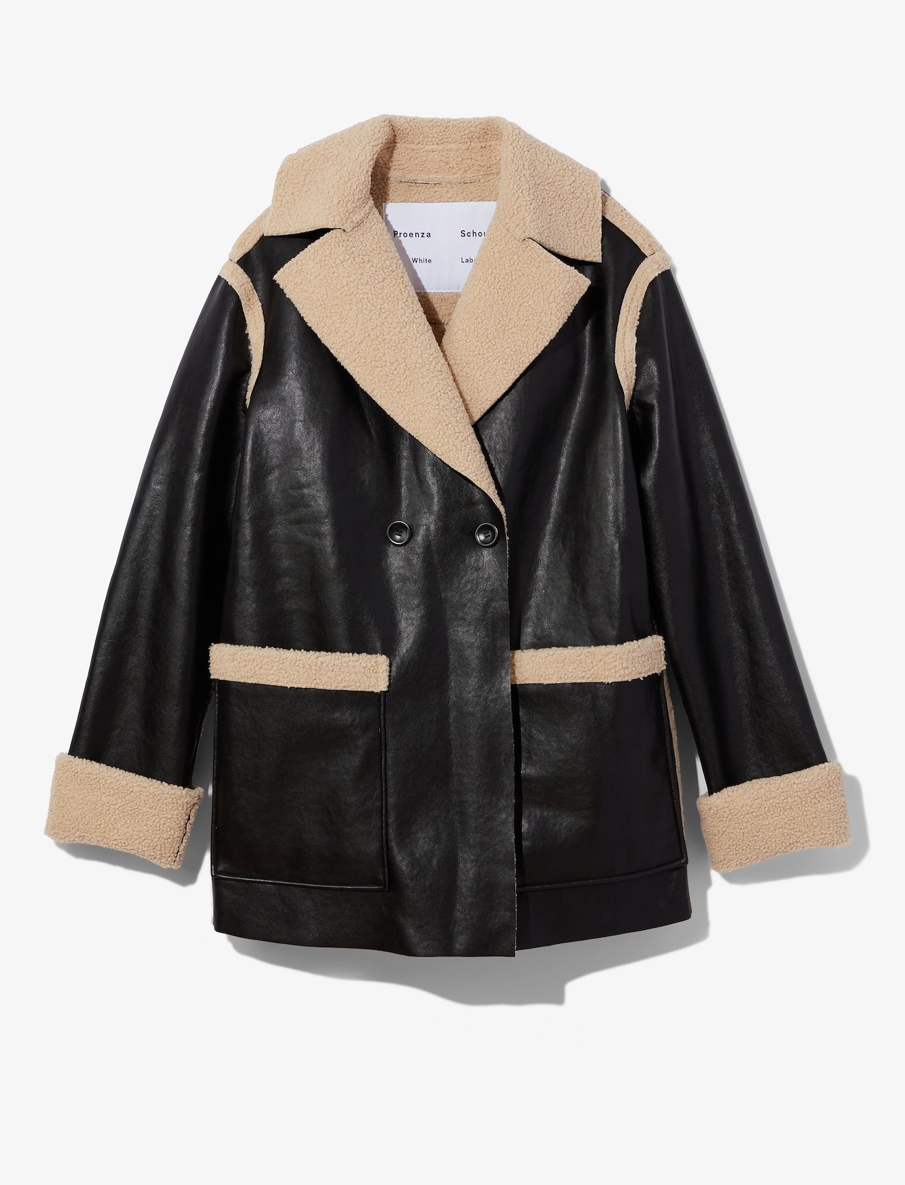 Faux Sherpa Reversible Coat #4
