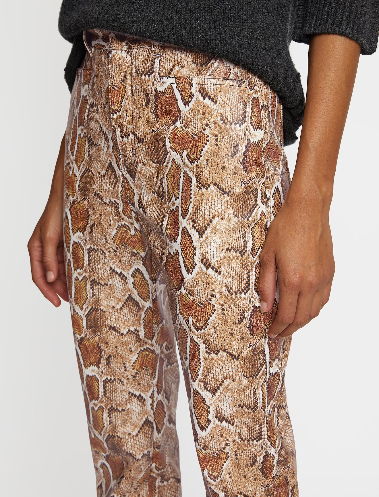 Faux Snakeskin Pants #3
