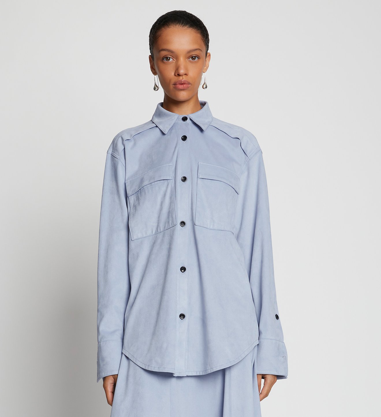 Faux Suede Shirt