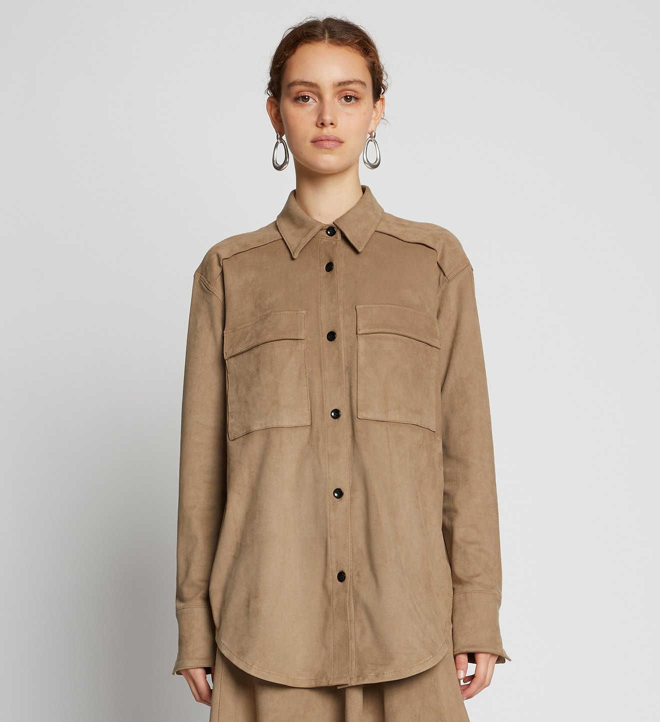 Faux Suede Shirt
