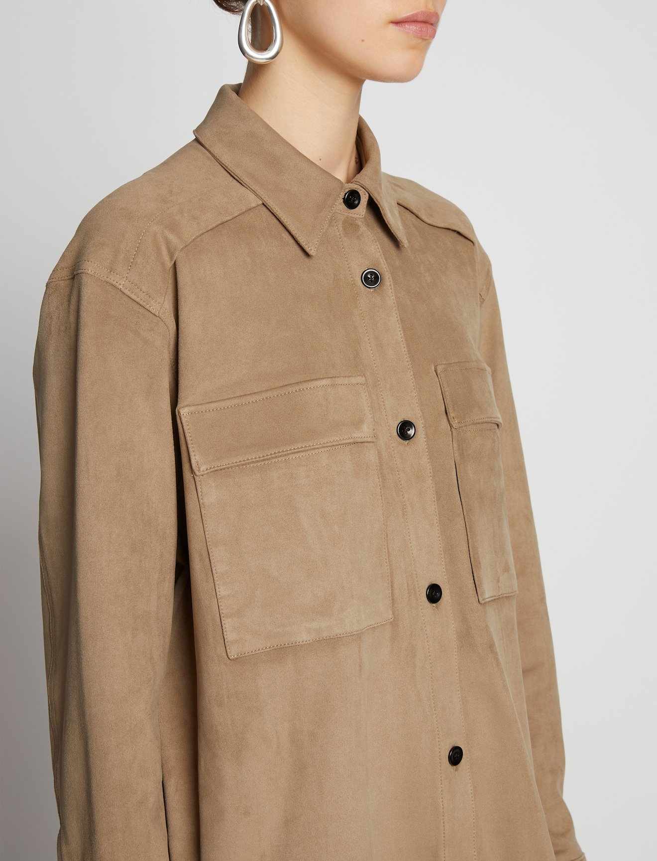 Faux Suede Shirt #4