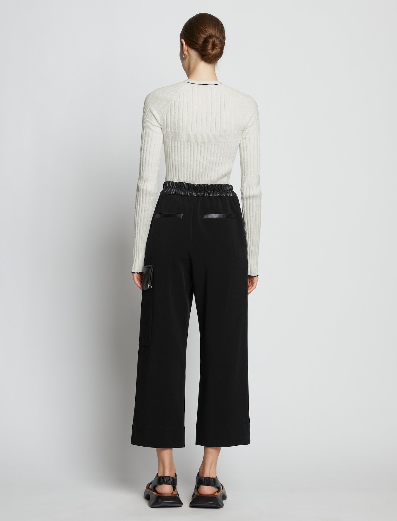 Fine Boucle Cropped Cardigan #3