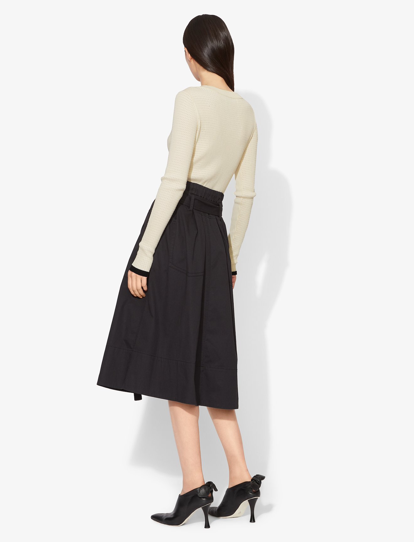 Fine Gauge Rib Cropped Knit Cardigan #2