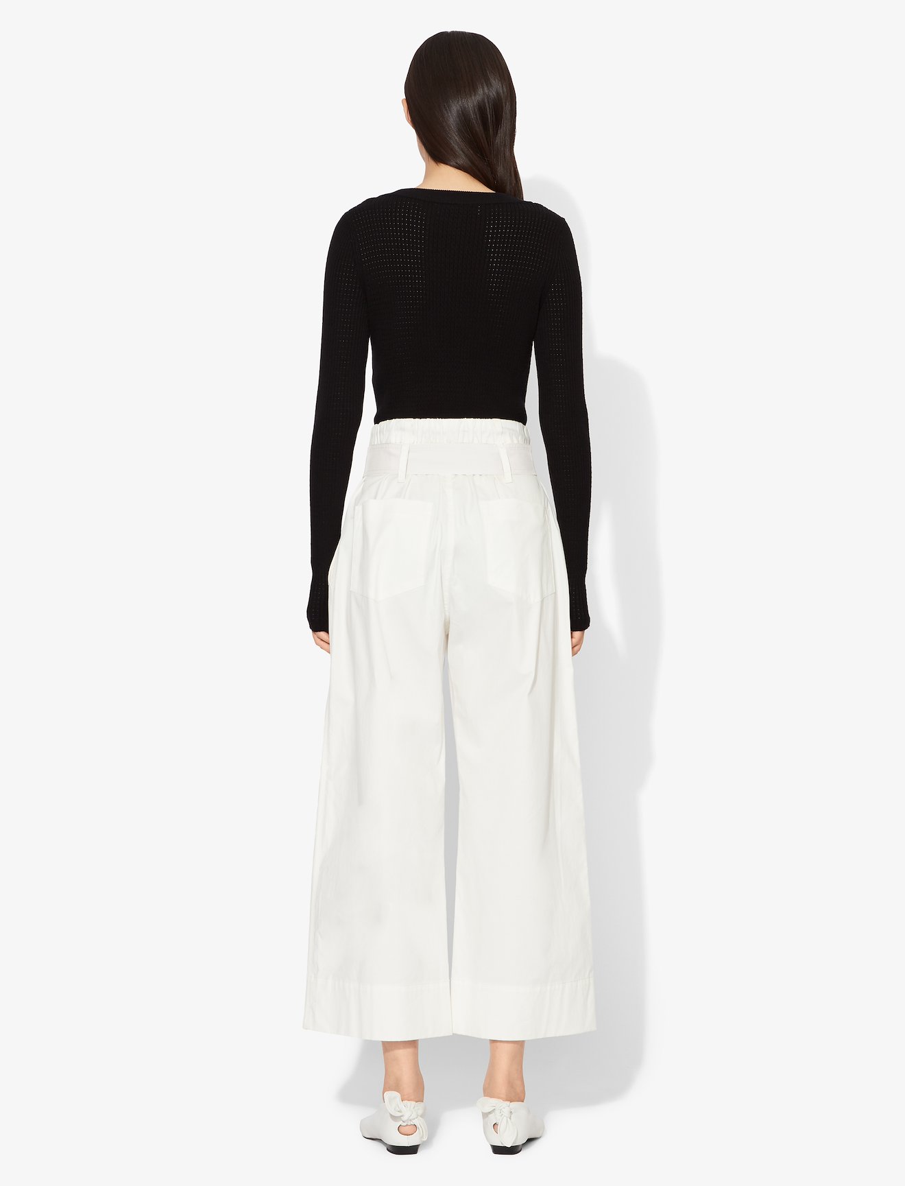 Fine Gauge Rib Cropped Knit Cardigan #2