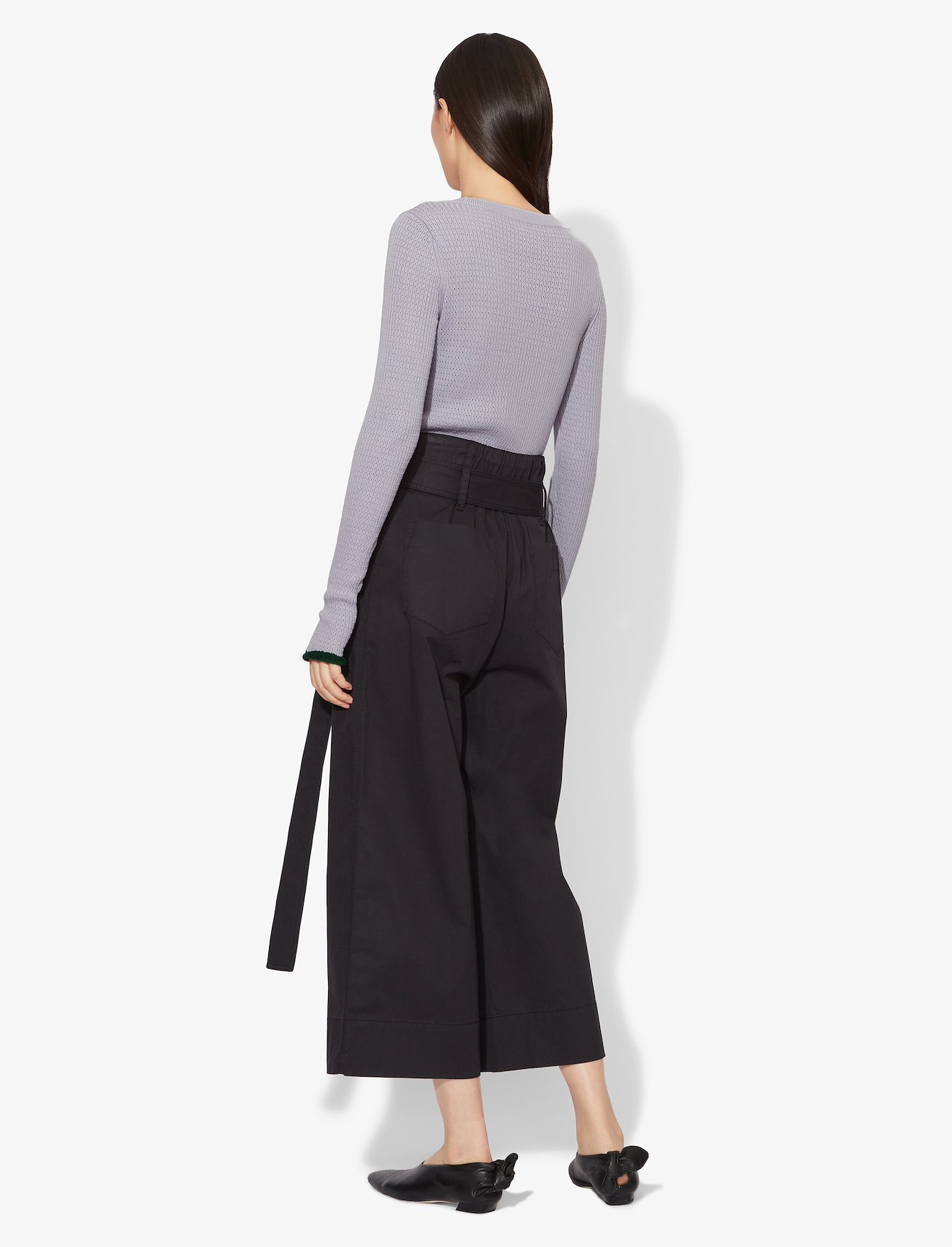 Fine Gauge Rib Cropped Knit Cardigan #2