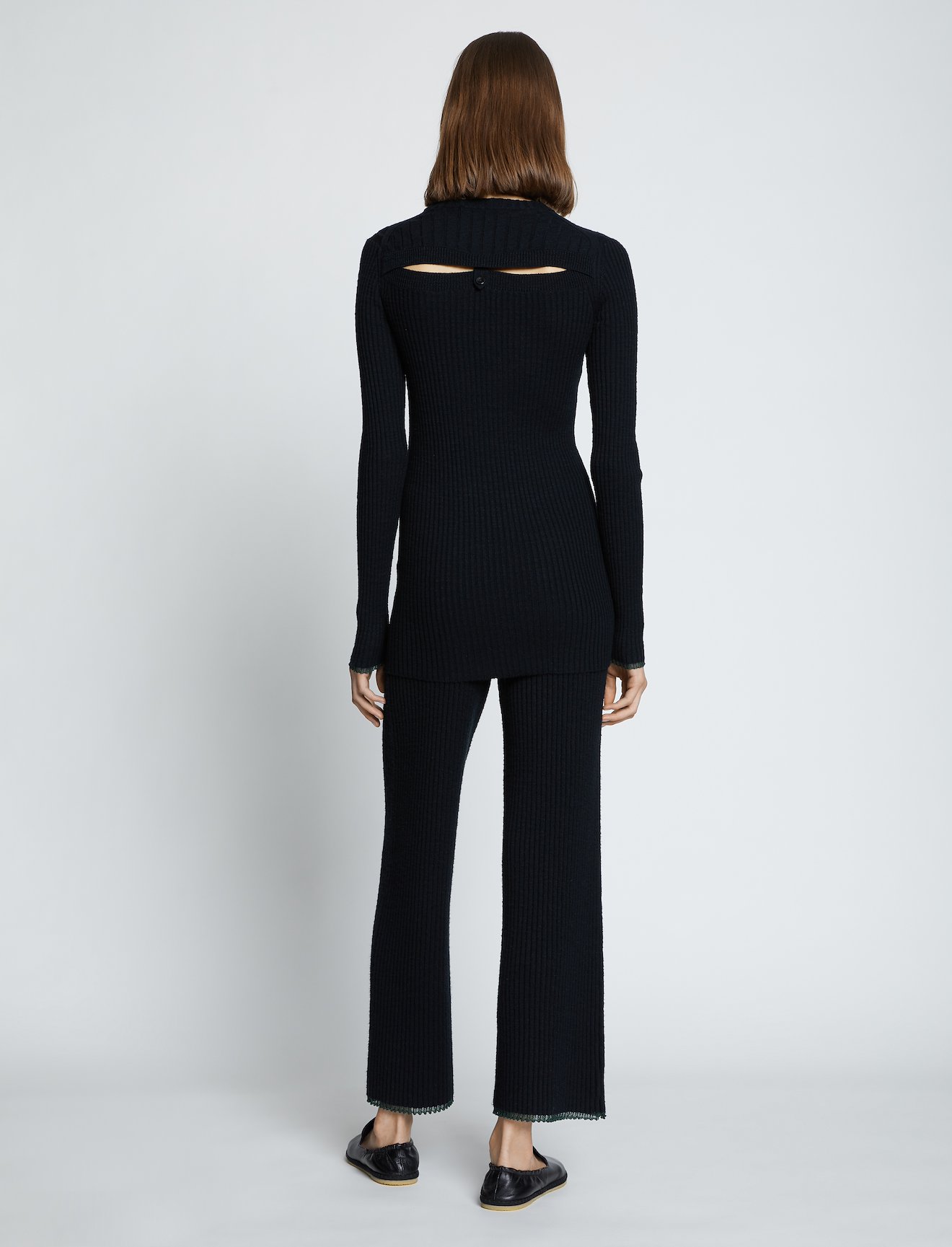 Fine Gauge Rib Knit Top #3