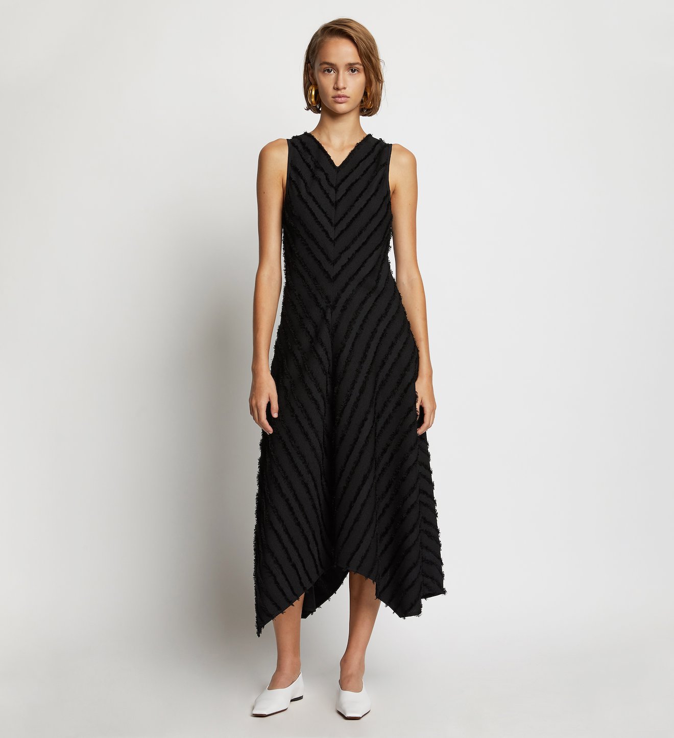 Fringe Fil Coupé Dress