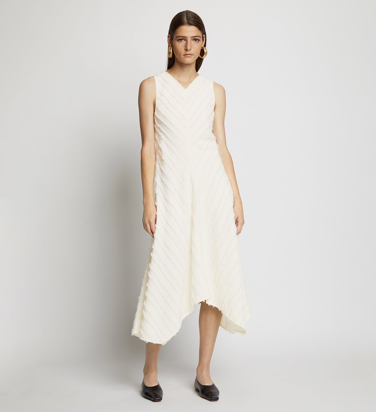 Fringe Fil Coupé Dress