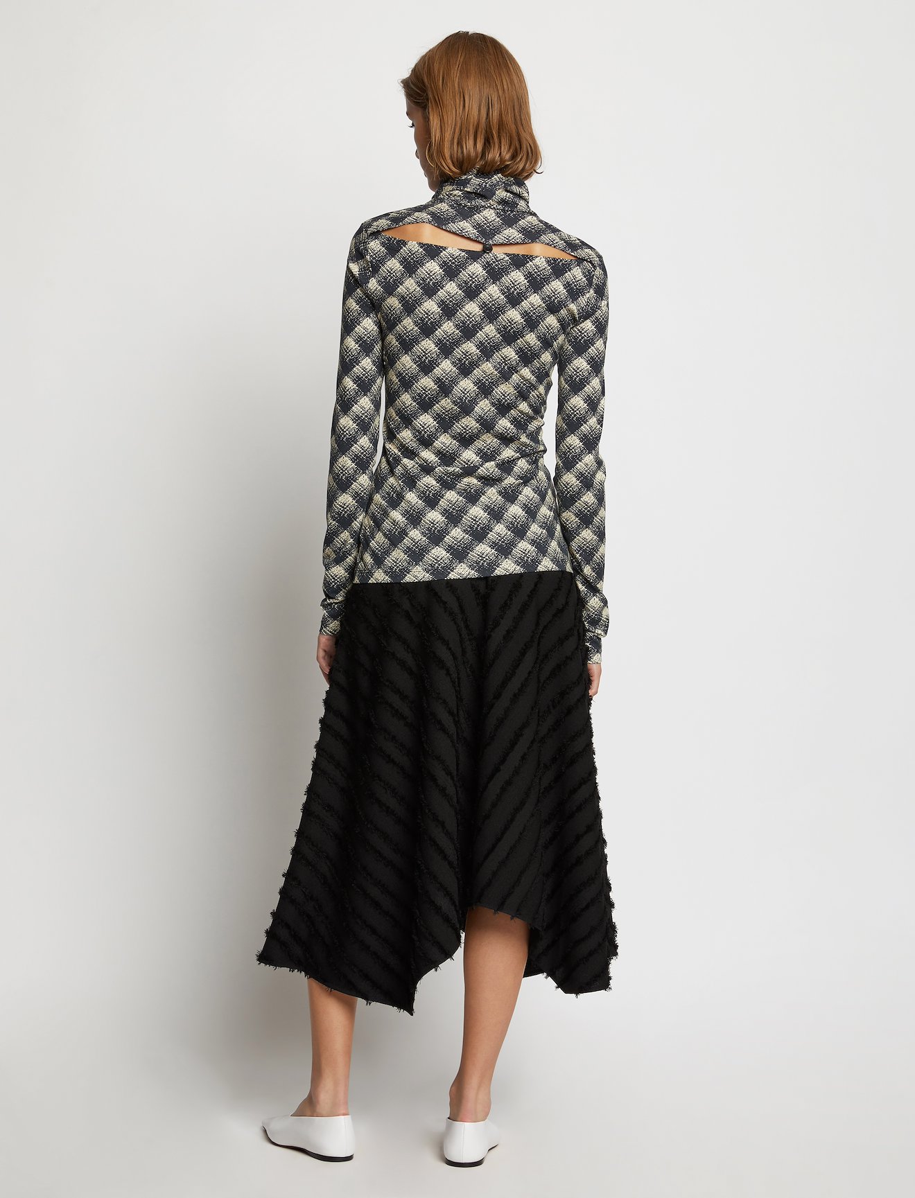 Fringe Fil Coupé Skirt #2
