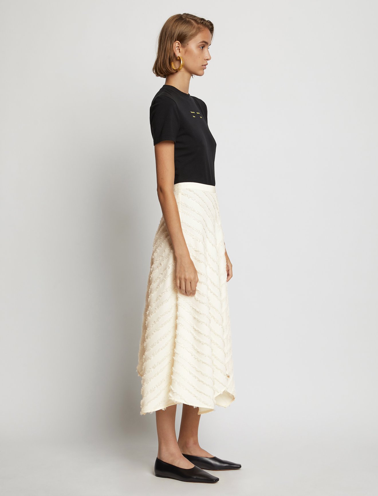 Fringe Fil Coupé Skirt #1