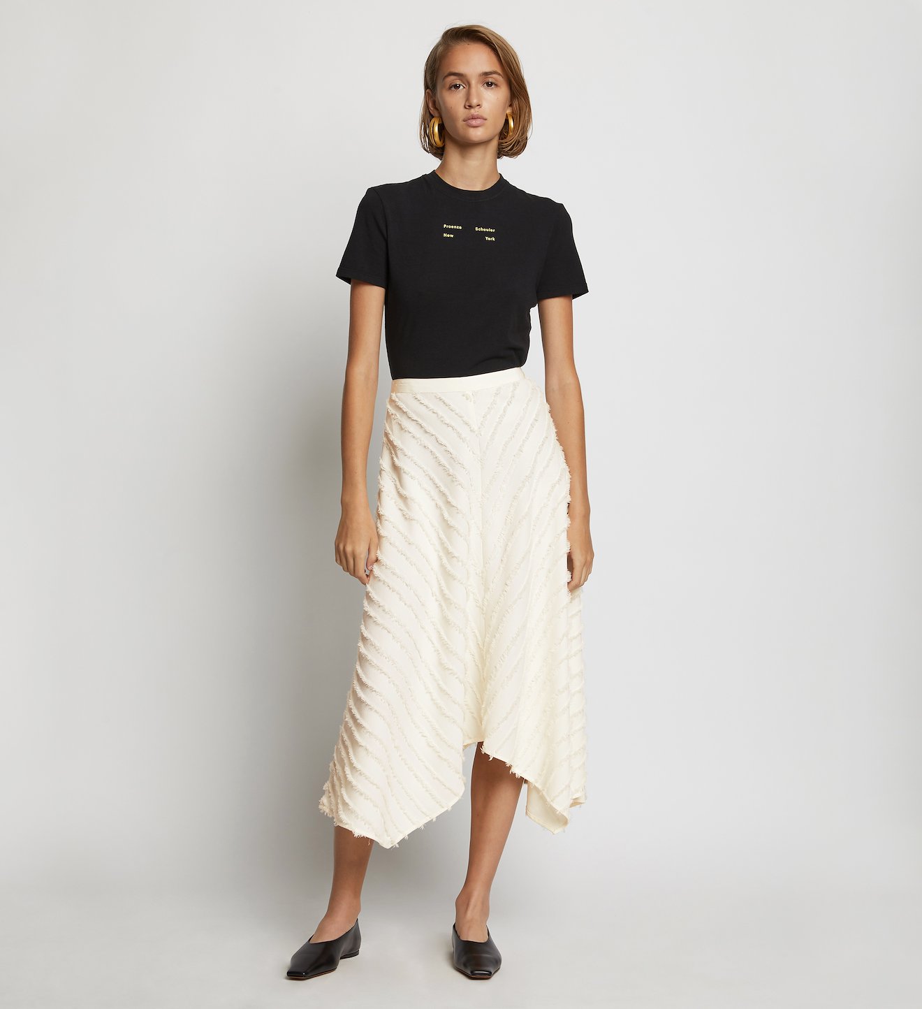 Fringe Fil Coupé Skirt