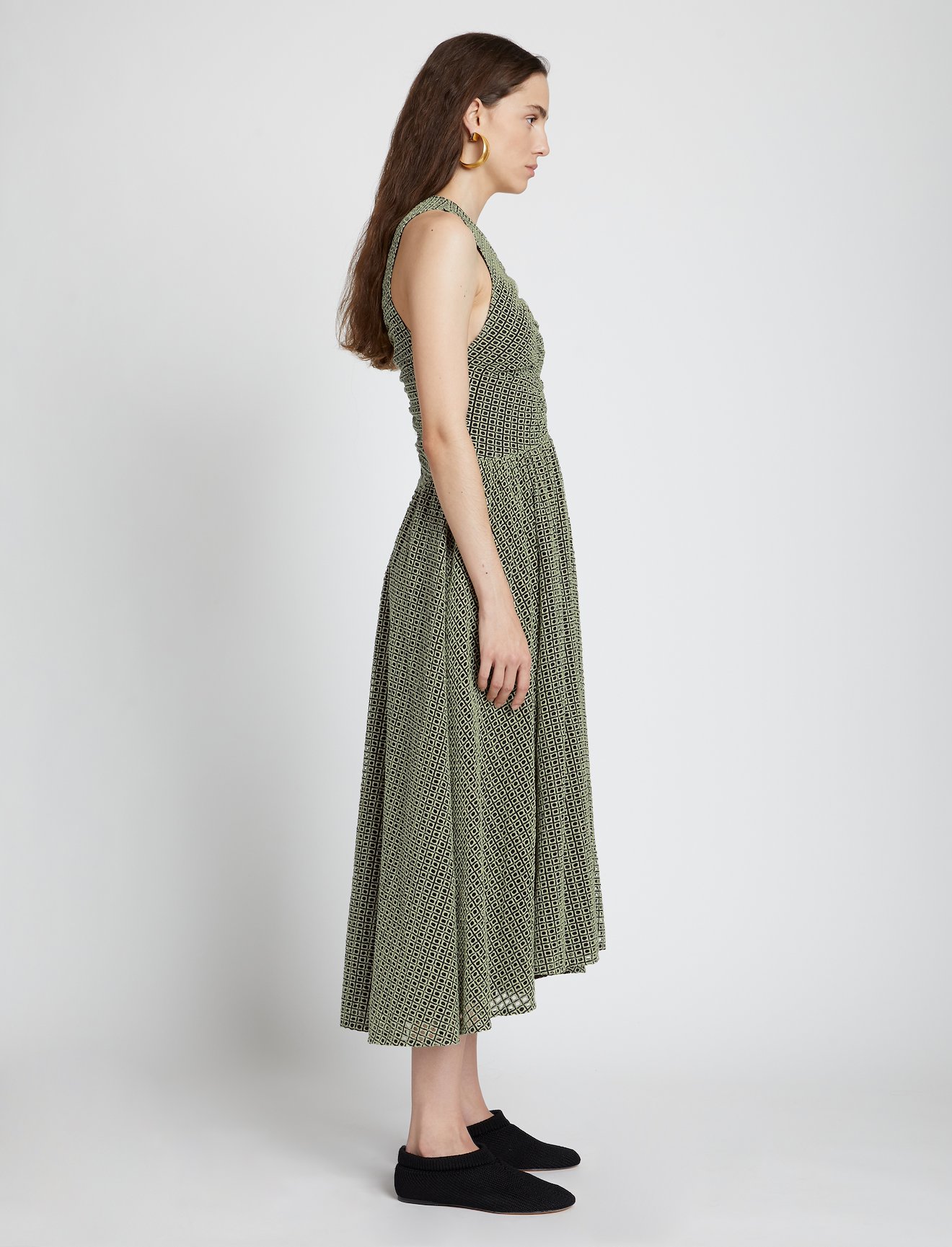 Geo Broderie Anglaise Dress #1