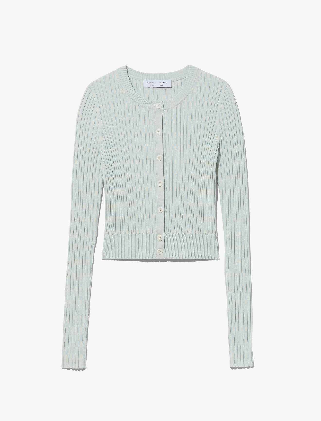 Geo Rib Knit Cropped Cardigan #5