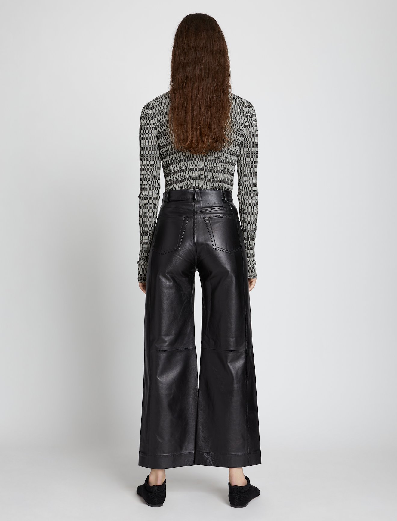 Geo Rib Knit Cropped Cardigan #3