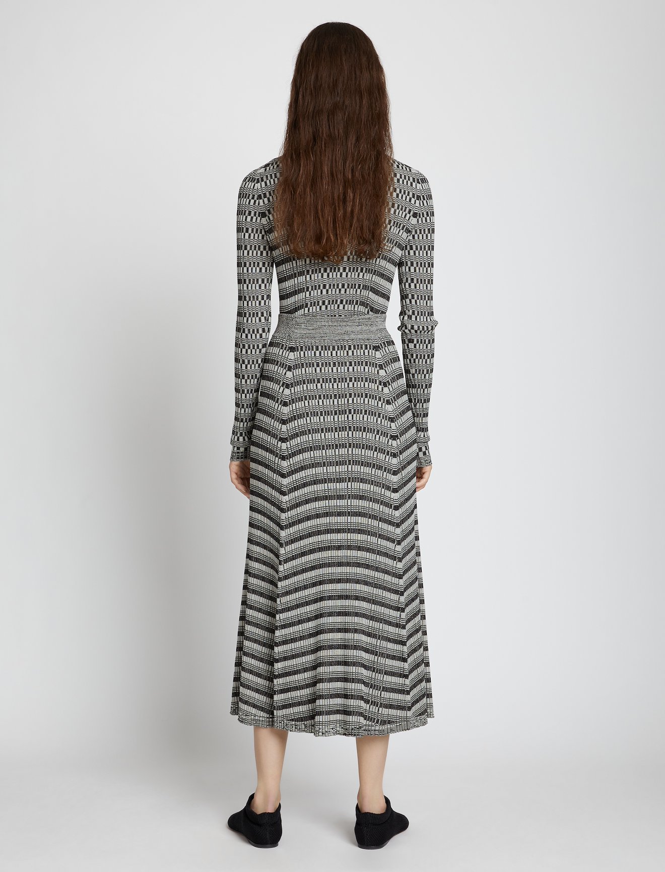 Geo Rib Knit Skirt #2
