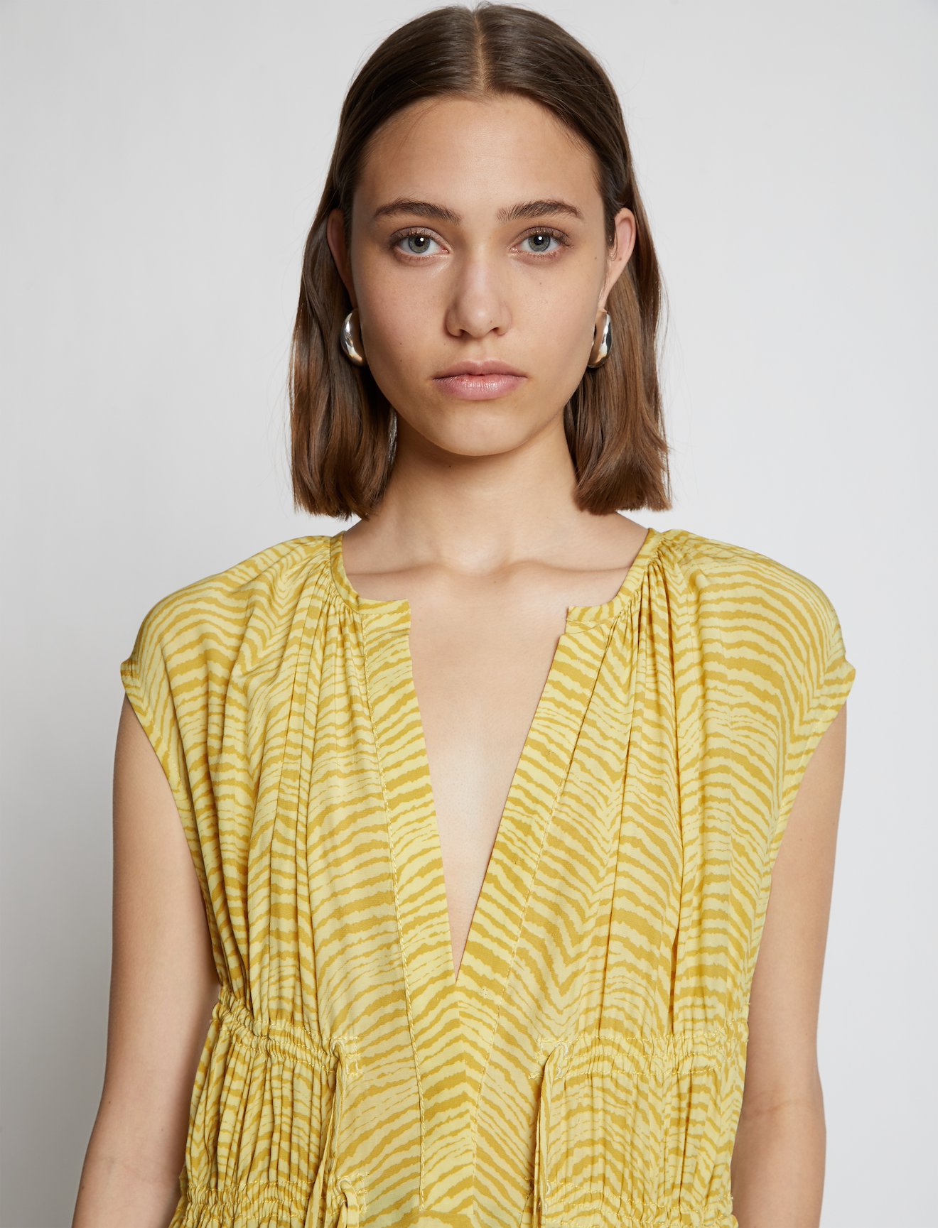 Geometric Zebra Sleeveless Dress #3