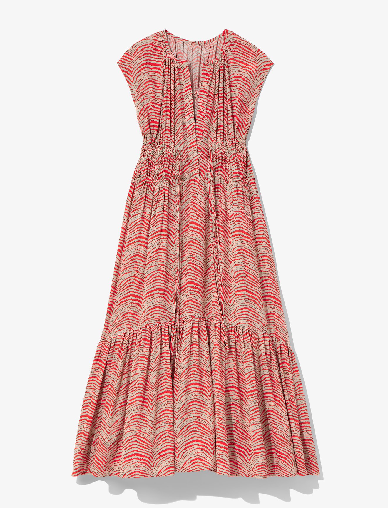 Geometric Zebra Sleeveless Dress #4