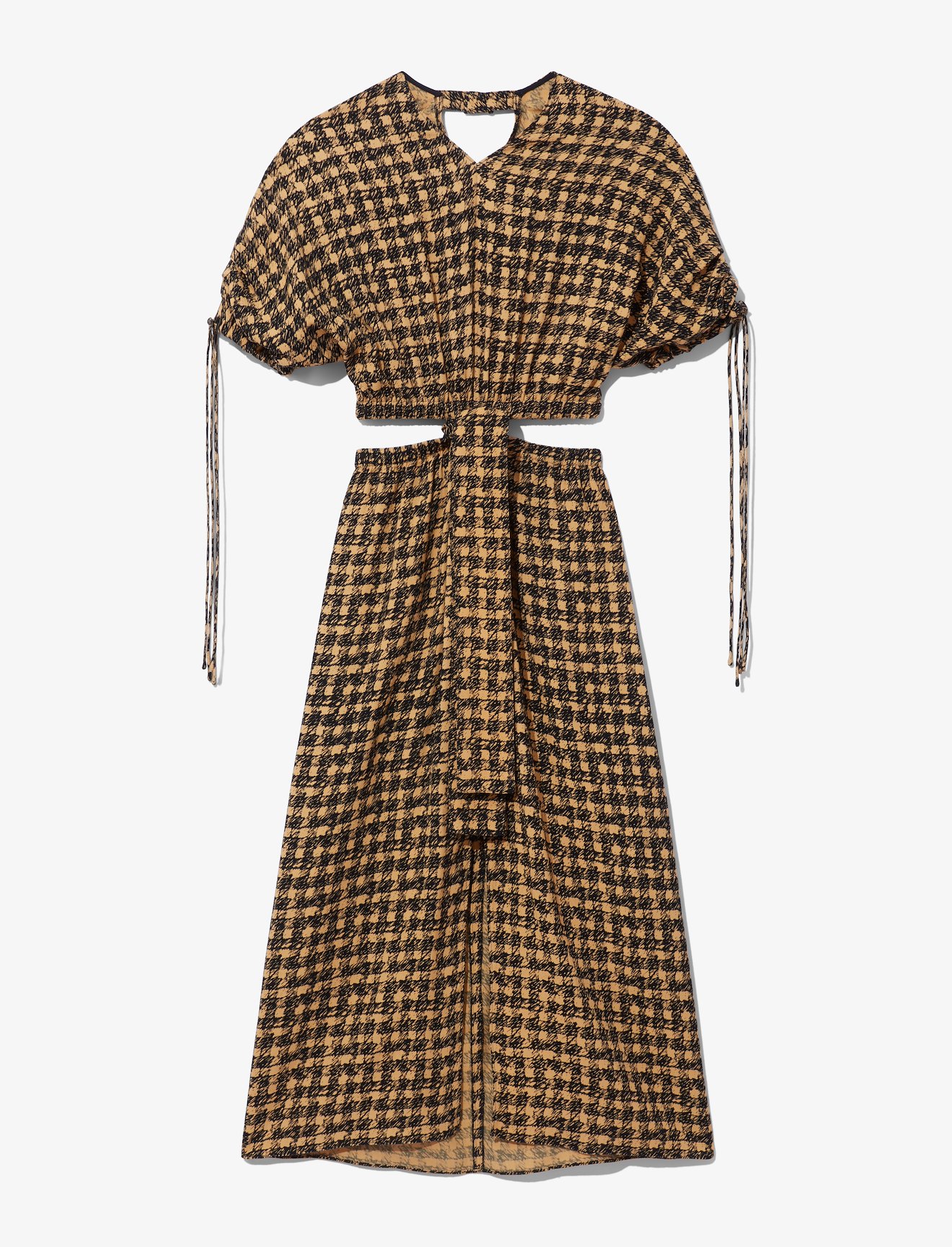 Gingham Cut Out Dress #4