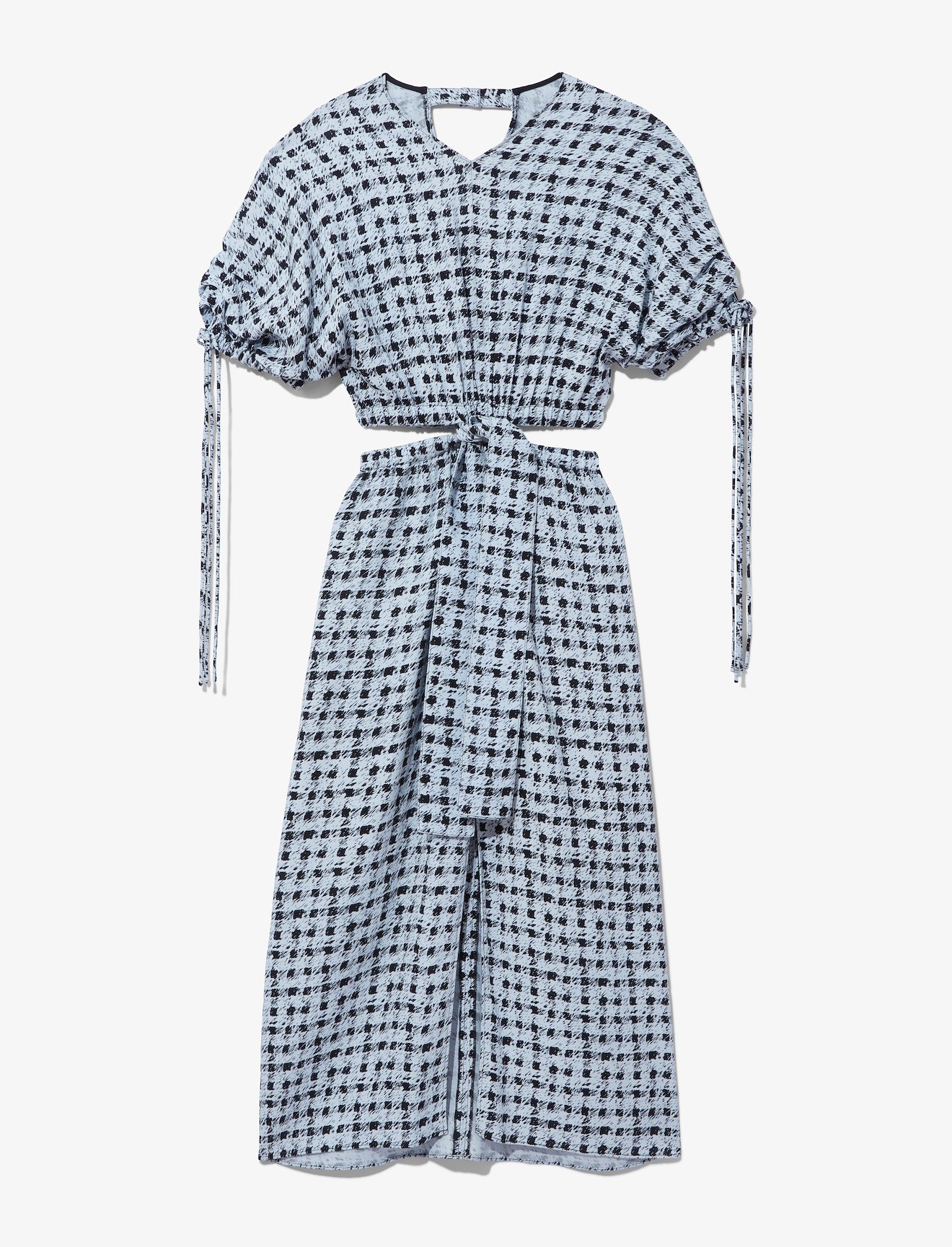 Gingham Cut Out Dress #4